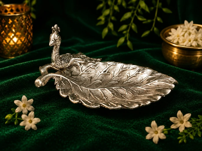 Peacock Dry Fruit Tray