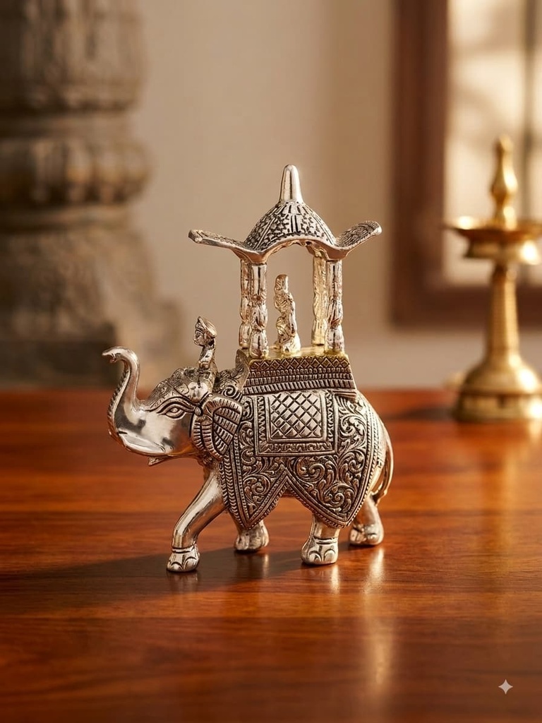 Rajasthani Rajwada Elephant Showpiece