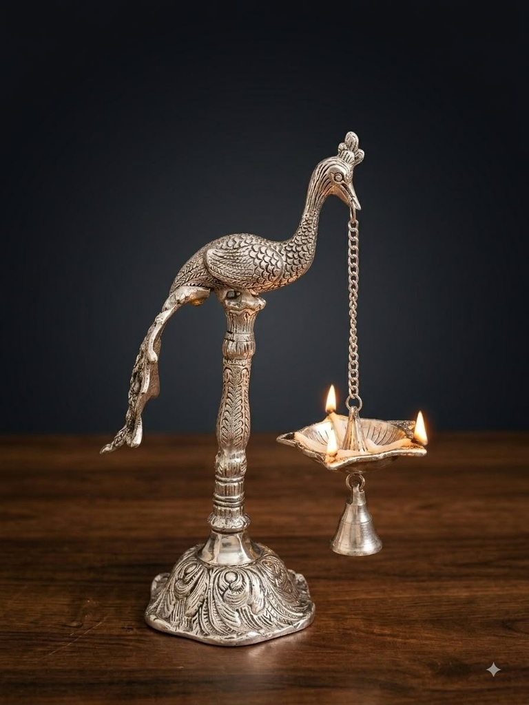 Peacock Hanging Diya